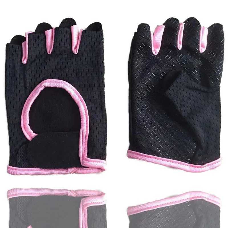 Mens and womens anti slip exercise yoga gloves exercise training gym cycling half finger glovesW241018