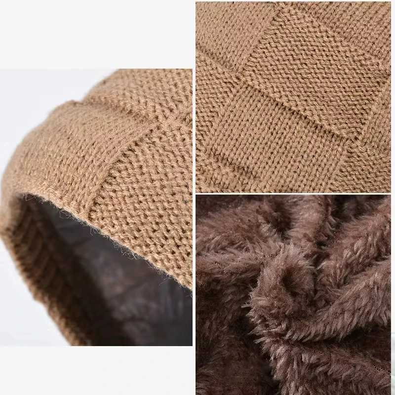 Winter Children Hat Gloves Scarf Set Plus Velvet Knitted Hats for Kids Neck Warmer Scarves Five Finger Gloves Boys Accessories LX241018