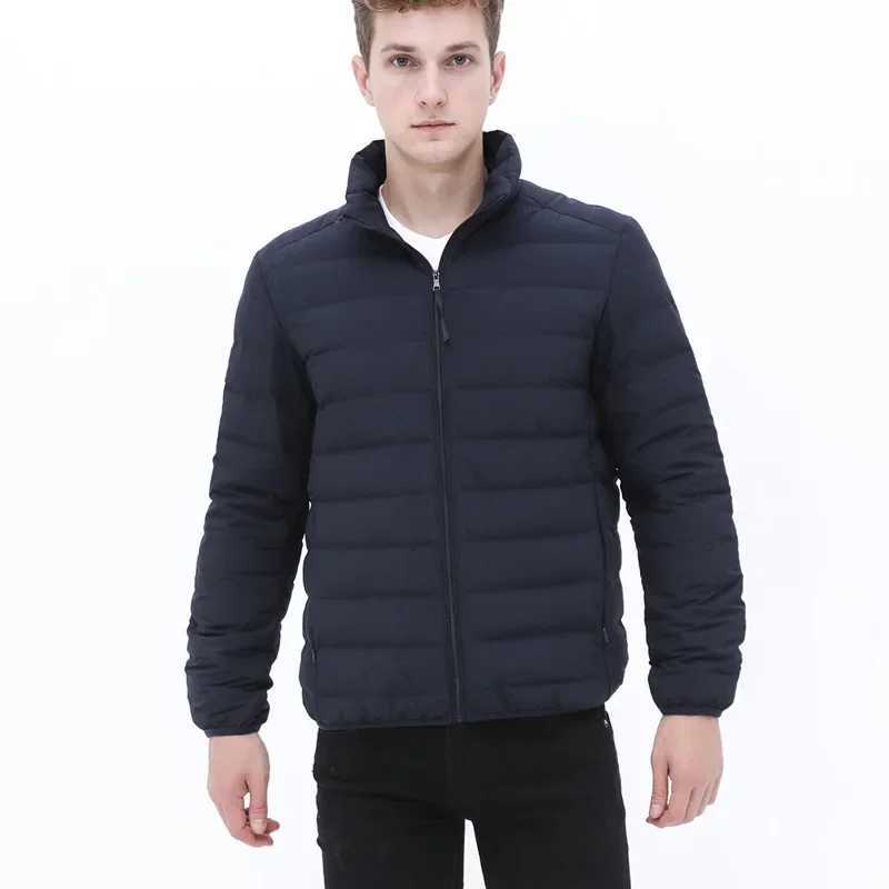 2024 New Mens 90% White Duck Down Seamless Autumn Winter Warm Jacket Male Lightweight Breathable Windproof Packable Down Coat LX241018