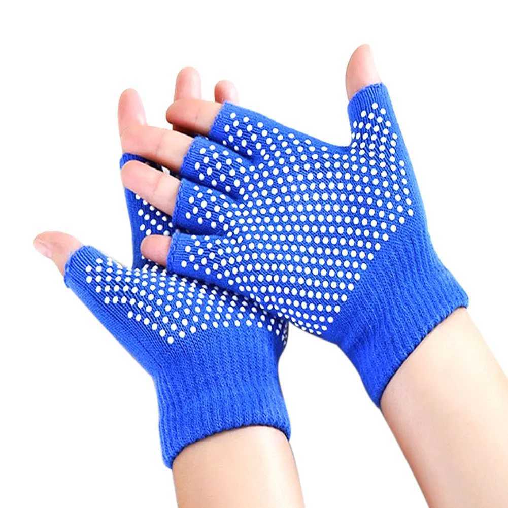 Womens breathable and non slip outdoor gym exercise yoga exercise half finger gloves MTB bicycle gloveW241018