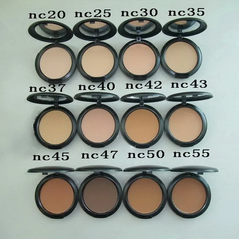 Face Designe Makeup Powder 3 Plus Foundation Whitening Skin NC Color 15G Firm Long-Lasting Natural Compact Brighten Concealer