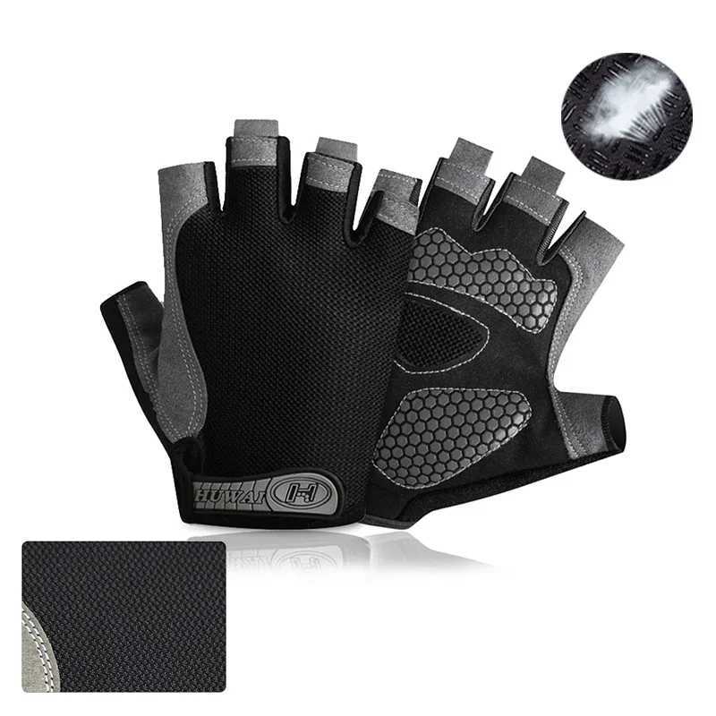 Profit Gym Fitn Breathable Non slip Womens Half Finger Summer Fishing Bike Finger Gloves Fa BikeW241018