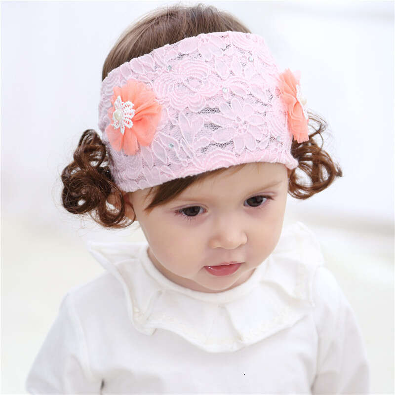 Lace Wig, Widened Baby Headband, Hot Diamond Hair Accessory, Cute Children's Headband Accessory
