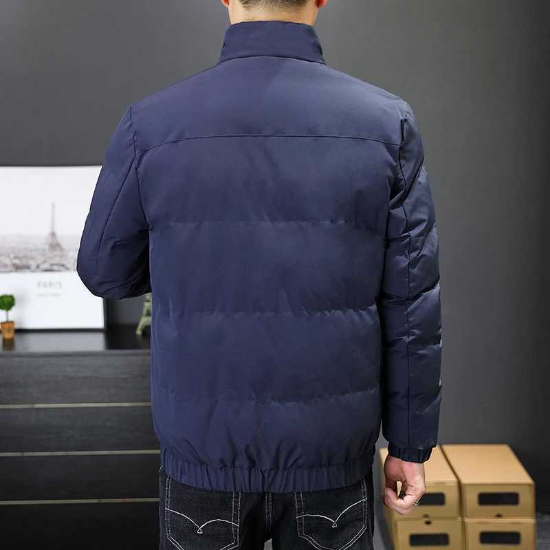 Male Brand Casual Loose Stand Collar Down Coats Outdoor Thicken Warm Outerwear Mens Winter Parkas Jackets Down Jackets LX241018