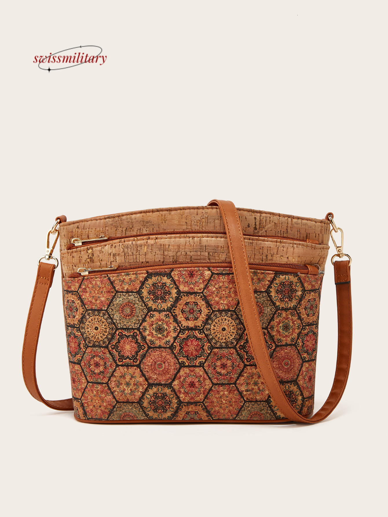 2024 New casual and fashionable women's ethnic style single shoulder crossbody personalized leisure tree leather bag #36 swissmilitary