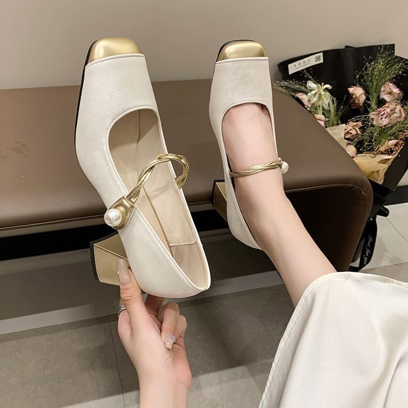 New Chinese Style Baotou Half Slippers For Women To Wear On The Outside Summer Gentle Fairy With A Matching Skirt And Mary Jane Sandals Ddmythur