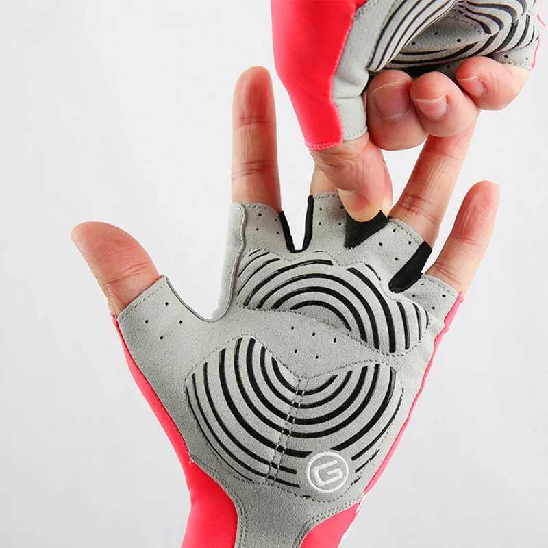 GIYO Mountain Road Bike Summer Bike Gloves Breathable Half Finger Gloves Mens and Womens Sports Cycling Shockproof Bike GlovesW241018