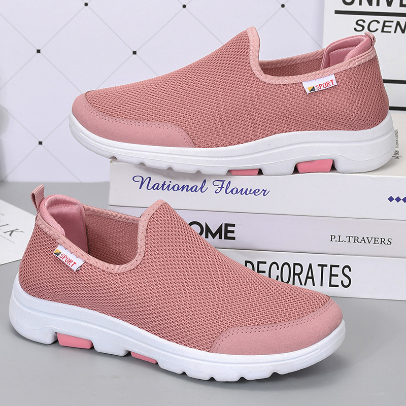 New Model Designer Knitting Slip On Mesh Easy Running For Women Casual Shoes Ddmythur