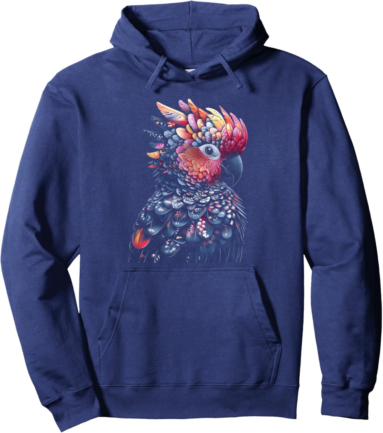 Hoodie for Mens Womens Cockatoo Parrot Bird Colorful Pretty Bird Lover Birder Gift Pullover Hoodie Graphic Hoodies sweatshirt Pullover Long Sleeve