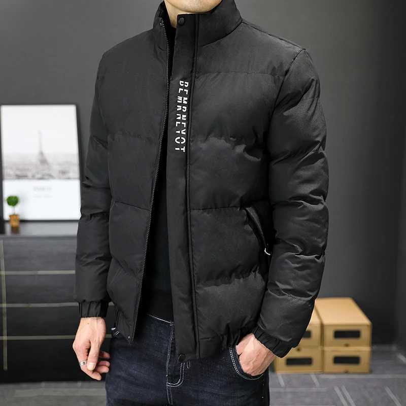 Male Brand Casual Loose Stand Collar Down Coats Outdoor Thicken Warm Outerwear Mens Winter Parkas Jackets Down Jackets LX241018