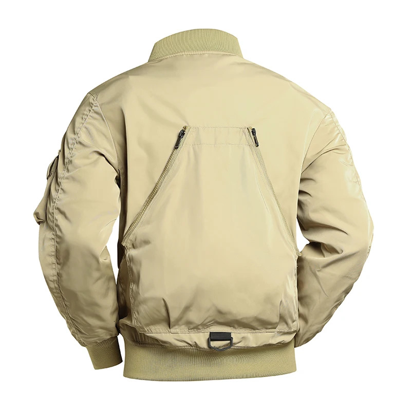 Hip Hop Ninja Jackets Men Fall Technical Fashion Bomber Multi Pockets Techwear Jacket Military Spring Windbreaker Mens