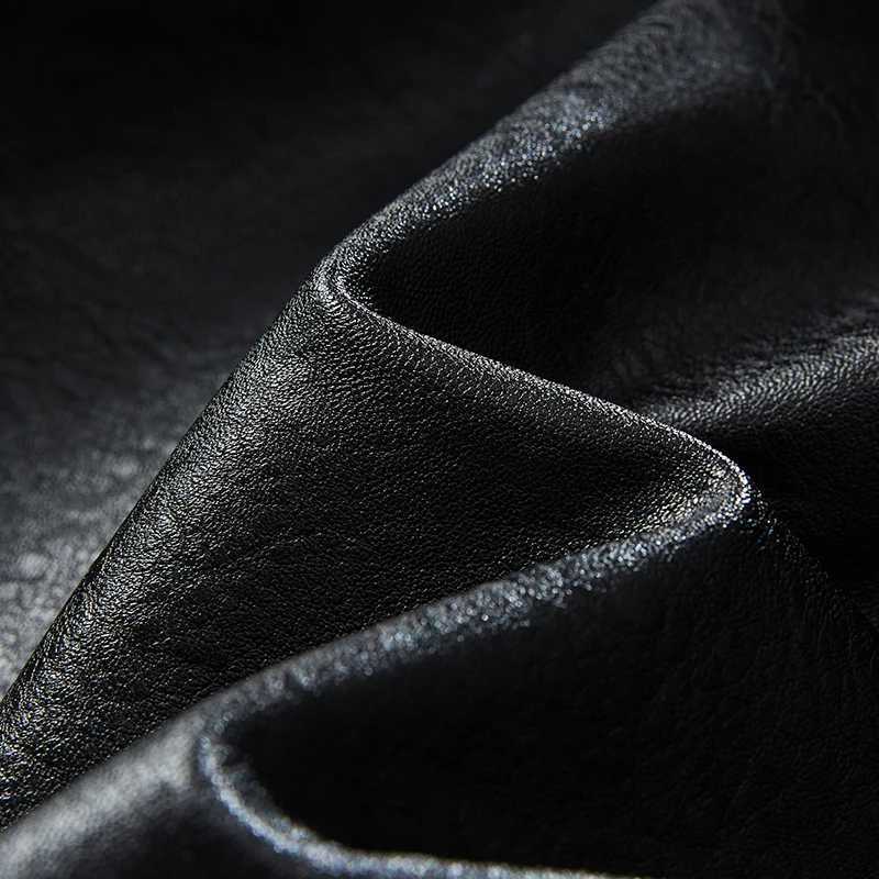 Winter mens leather jacket winter autumn fashion motorcycle PU leather jacket mens punk cool zipper pocket leather jacket Y241018