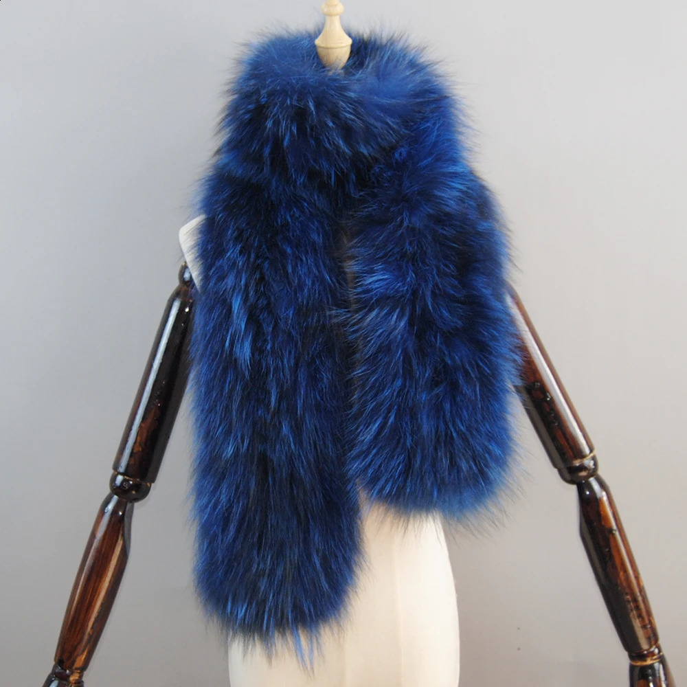 High quality womens real fox fur scarf long warm and soft knitted real fox fur shawl bag natural fox fur Pashmina scarf 241017