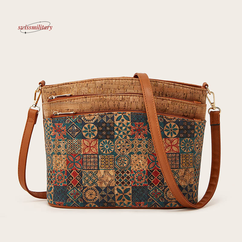 2024 New casual and fashionable women's ethnic style single shoulder crossbody personalized leisure tree leather bag #36 swissmilitary