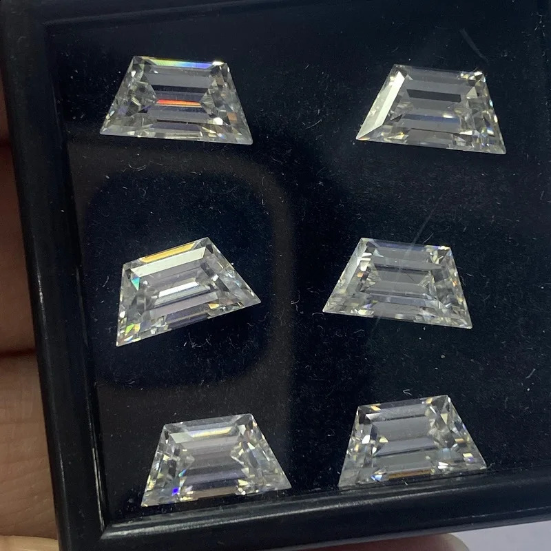 Pirmiana Trapezoid Shape Loose Stone Side Gemstones for Jewelry Rings Making 241010