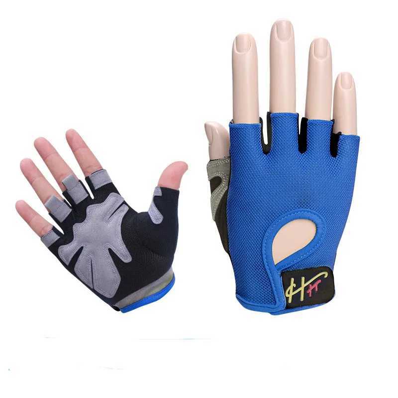 1 pair of lightweight half finger sports gloves multifunctional fitness gym weightlifting training driving glovesW241018