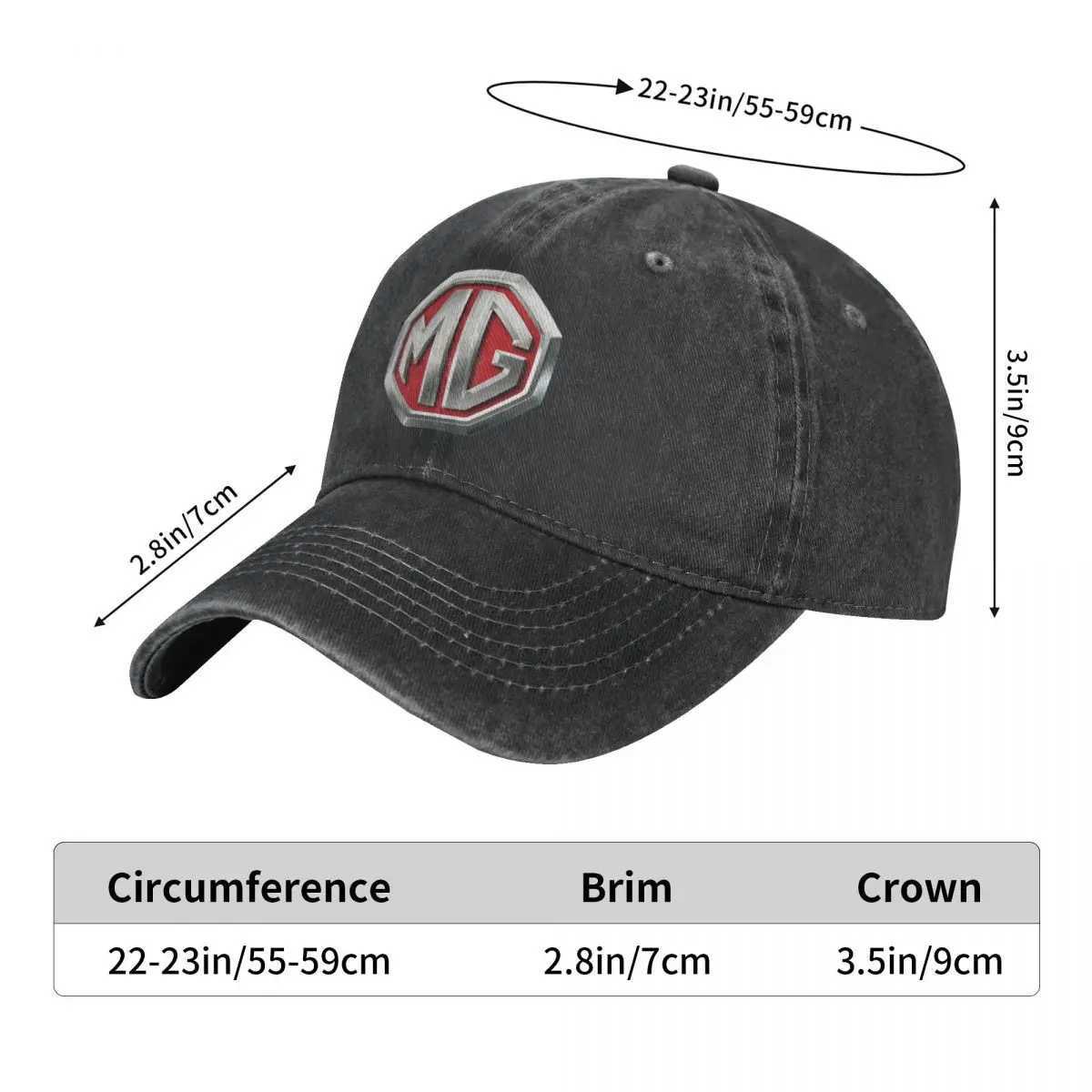 MG Caps Merch For Unisex Baseball Cap Vintage Trucker Hat Headwear AdjustableX241018