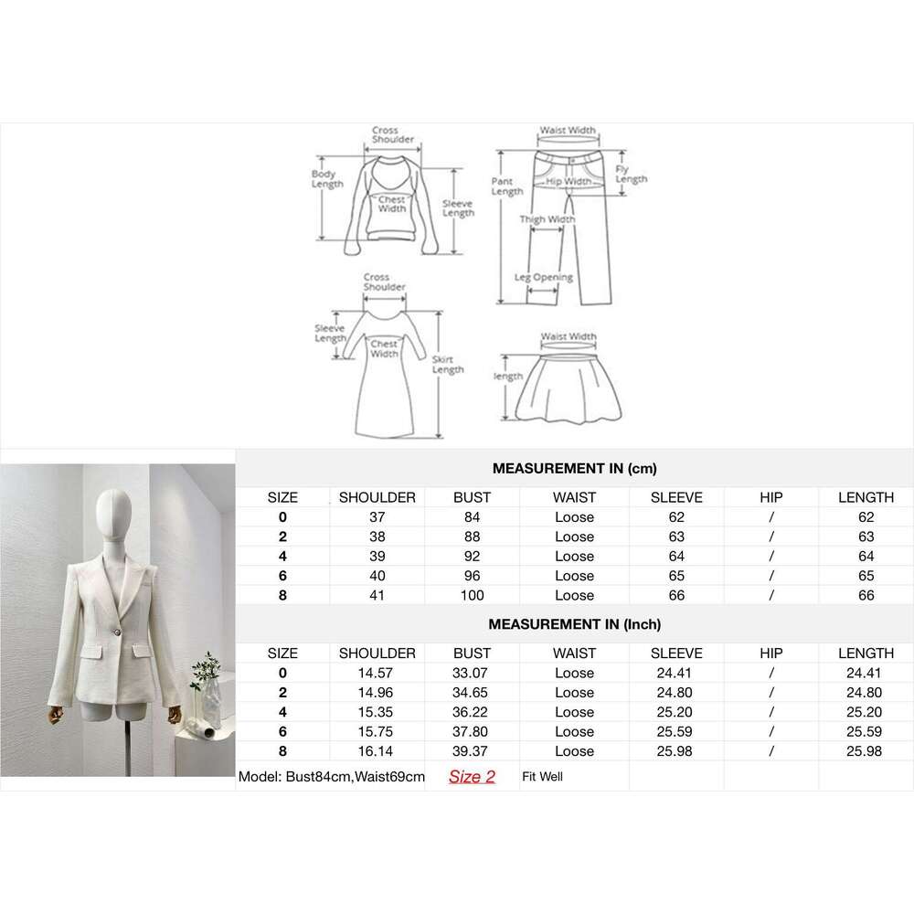 2024 Autumn Winter Photo Color Long Sleeve Turn Down Collar Blazer Tops For Woman