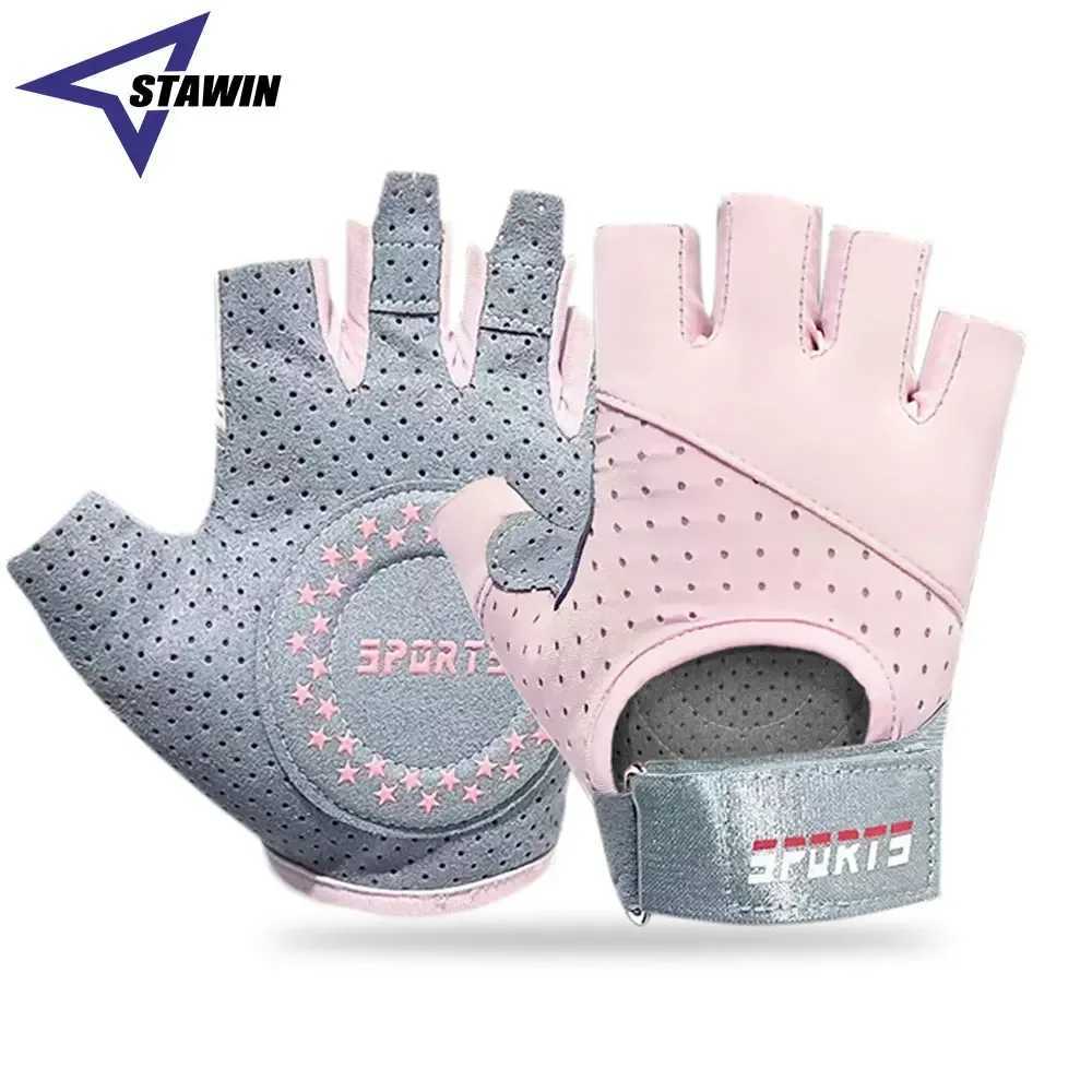 1 pair of breathable exercise gloves weightlifting gloves used for gym cycling exercise fitness training excellent grip and cushionW241018