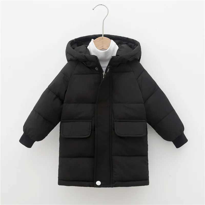Winter autumn adult children thick cotton warm cotton boys girls apron Parka Coats youth jacket 3-10Y M241018