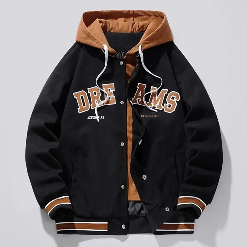 Hooded High Quality Brand All-Match Hoodies Student Men Women Baseball Uniform Jacket Men's Autumn New Trendy Coats