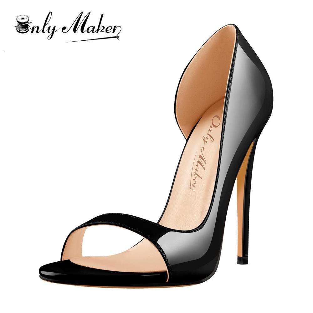 Onlymaker Women Toe Slip On Elastic Side Open Female Shoes Plus Size US Fashion Sandals Ddmythur