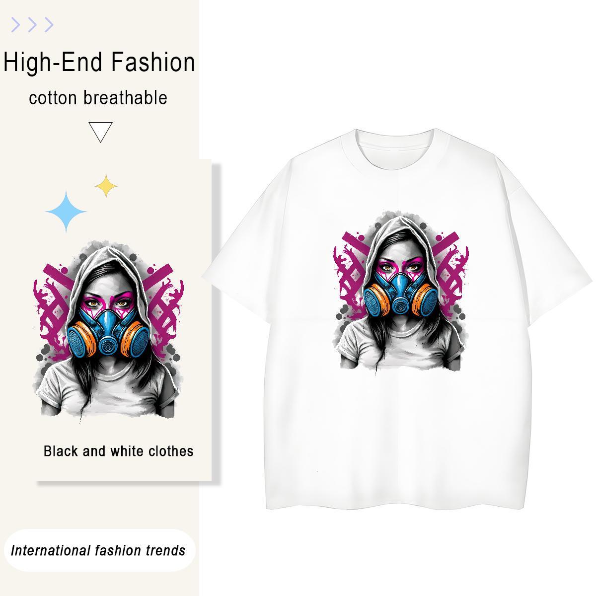 New Arrival T shirt 100% Cotton 230g Breathable Soft Summer Casual portrait Tshirt for Man Woman Free Shipping Customized Print Top Tees