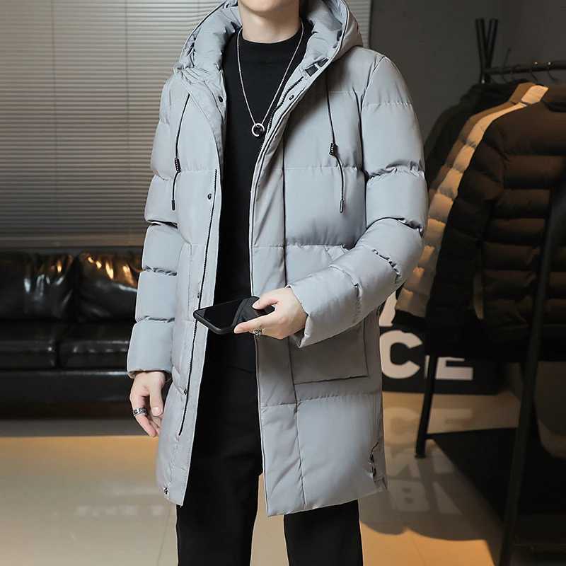 Slim Fit Jackets 2024 Winter Jackets For Men Hooded Casual Long Cotton Jackets Thicker Warm Parkas New Male Outwear Winter Coats LX241018