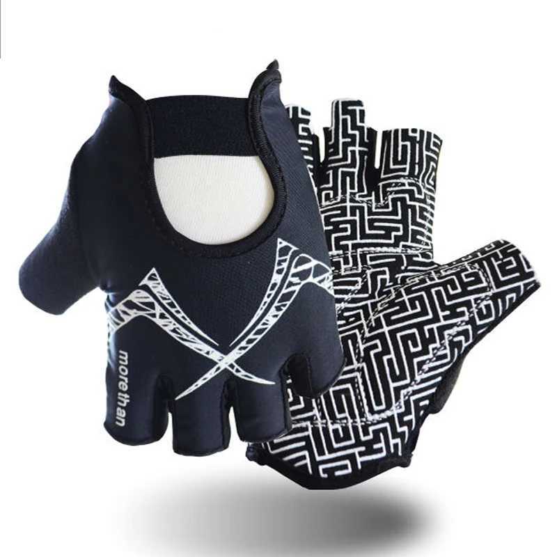 MOREOK Breathable Half Finger Anti slip Comfortable Grip Fitness Yoga Gym Exercise GlovesW241018
