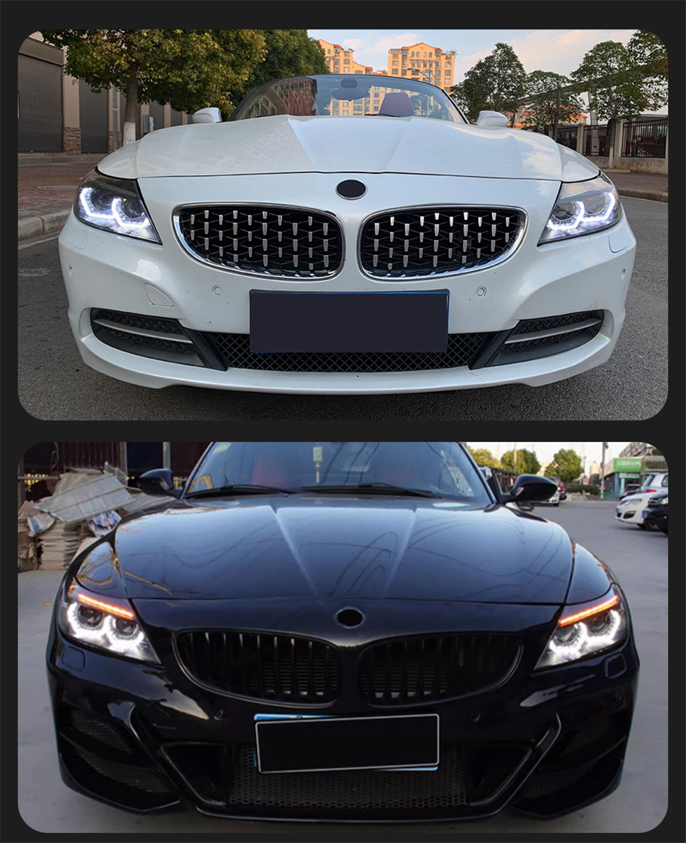 Car LED HeadlightFor BMW Z4 E89 Modified Headlights 2009-20 16 Styling LED Daytime Lights Assembly