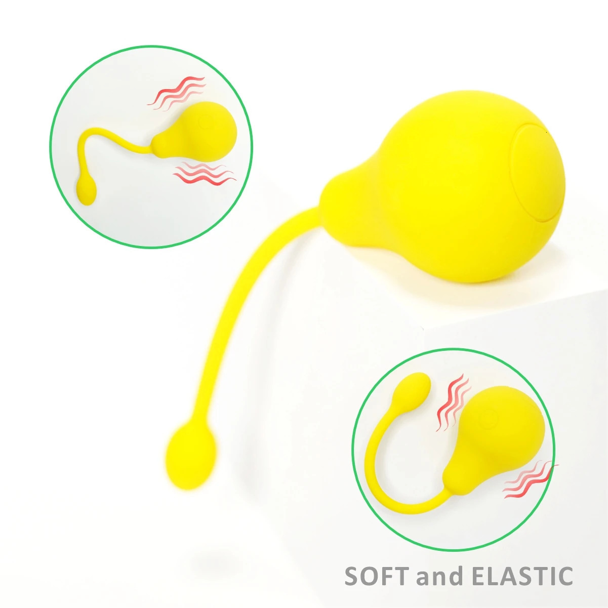 Key 18 vibrator egg skipping sex toy yellow pearl shaped Gspot stimulation long rope mini massage womens fashion 241009