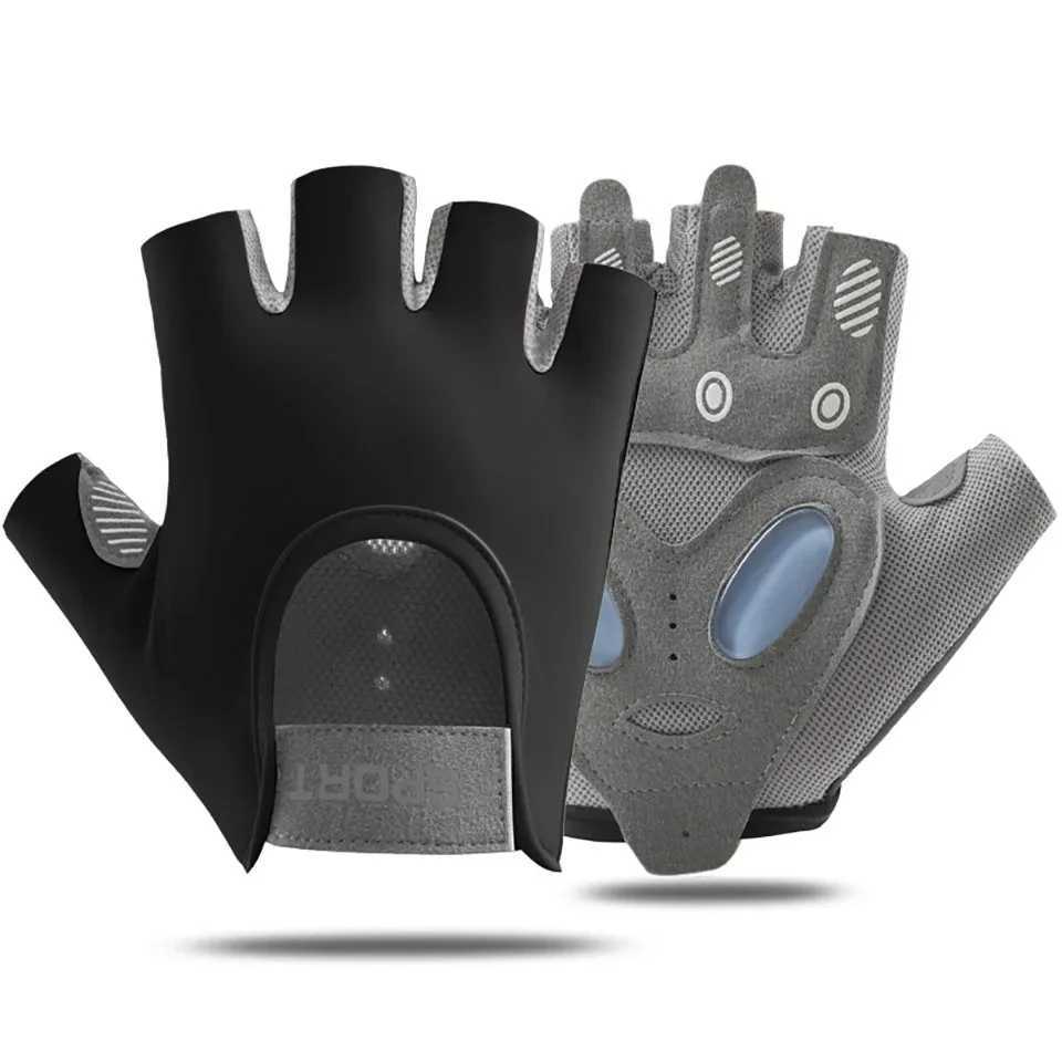 Hot selling new mens and womens sports gloves outdoor anti slip shock-absorbing breathable half finger riding glovesW241018