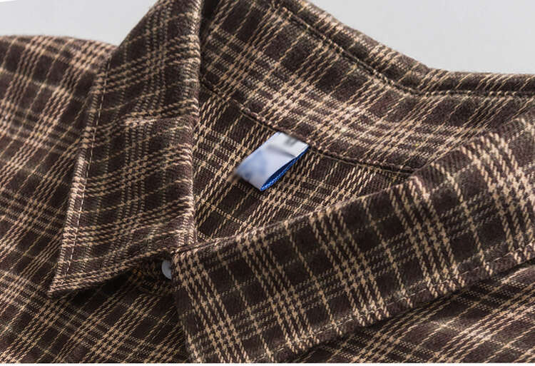 shanshi Men's shirts Spring Autumn Street Plaid Long Sleeve Shirt for Men and Women Loose BF Style Couple Versatile Student Casual Coat