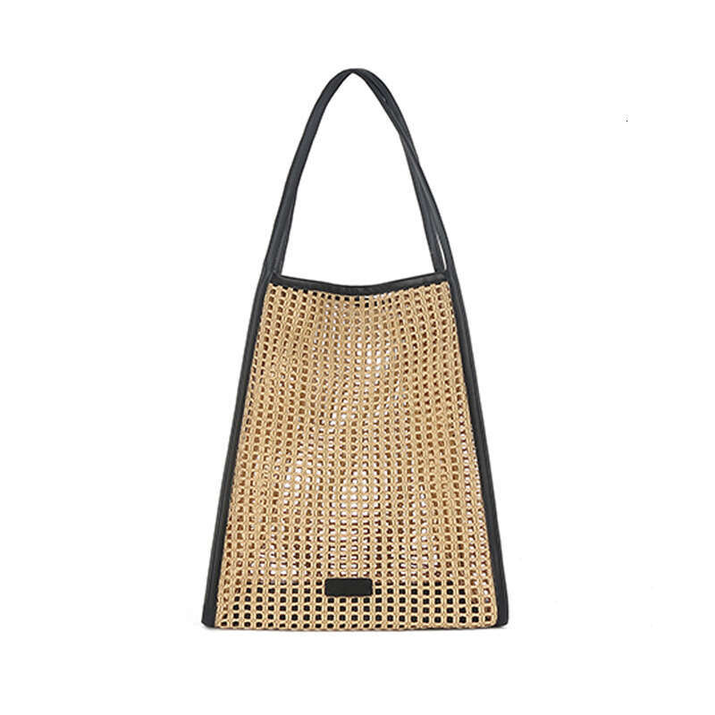 New Brand Design Straw Handbags Fashion Hollow Casual Women Beach Large Capacity Commuter Women's Tote Bag