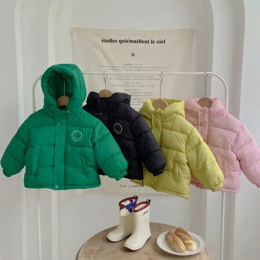 Baby Girl Boy Parka Lightweight Jacket Hoodie Cotton Down Jacket Winter Autumn Preschool Warm Coat Childrens Casual Clothing M241018