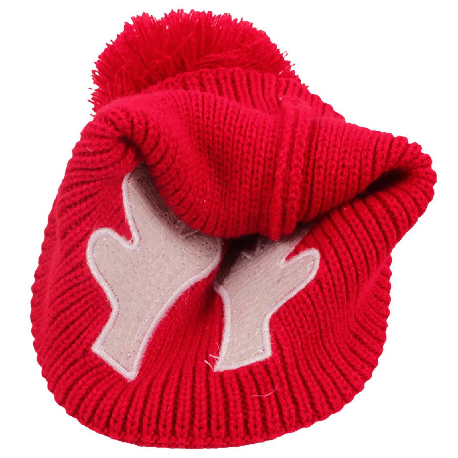 Citgeett Autumn Christmas Kids Boys Girls Woolen Hat Unisex Sequins Patterns Knitted Hat Beanie for Autumn Winter LX241018