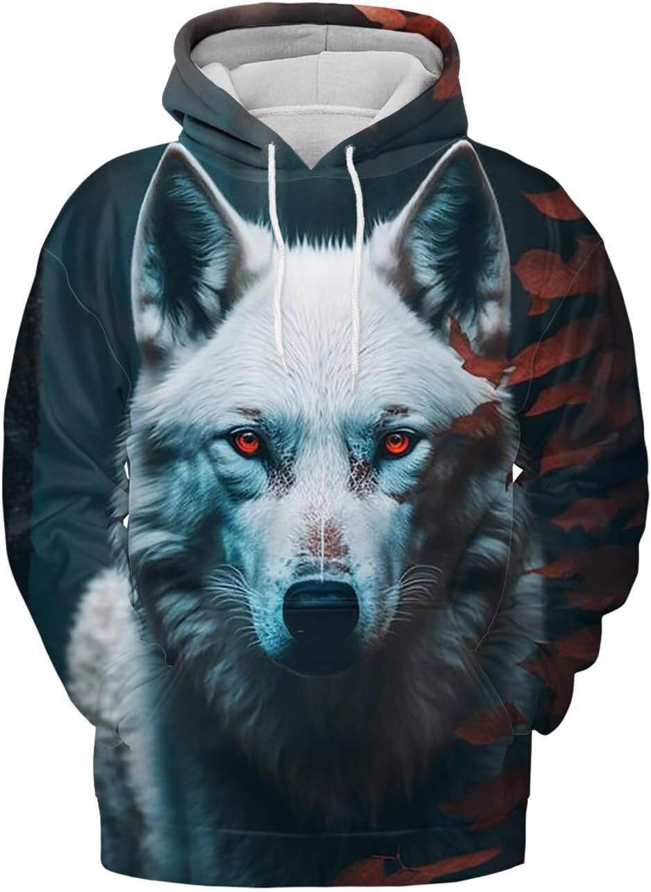 Hoodie for Mens Womens Kids Hoodies Girls Sweatshirt For Wolf Cat Dog Dinosaur Animals Lover Teen Boys Hoodie Colorful Tie Dye GalaxyTrend and fashion