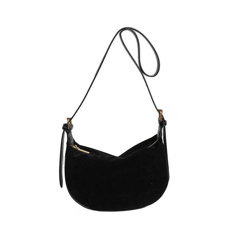 CMM Texture Suede Bag for Women Autumn and Winter New Fashion Trend Shoulder Bag Casual Crossbody Dumpling Bag