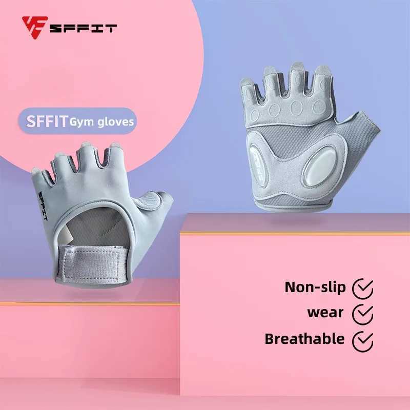 Yoga Fitness Silicone Mat Gymnastics Gloves Mens and Womens Lifting Weightlifting Gloves Anti slip and Wear resistant Fitness GlovesW241018
