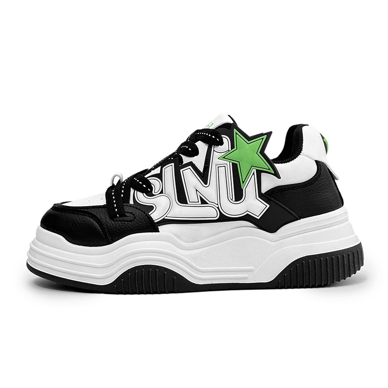 Men's New Thick Soled Height Increasing Fashionable Casual Sports Shoes