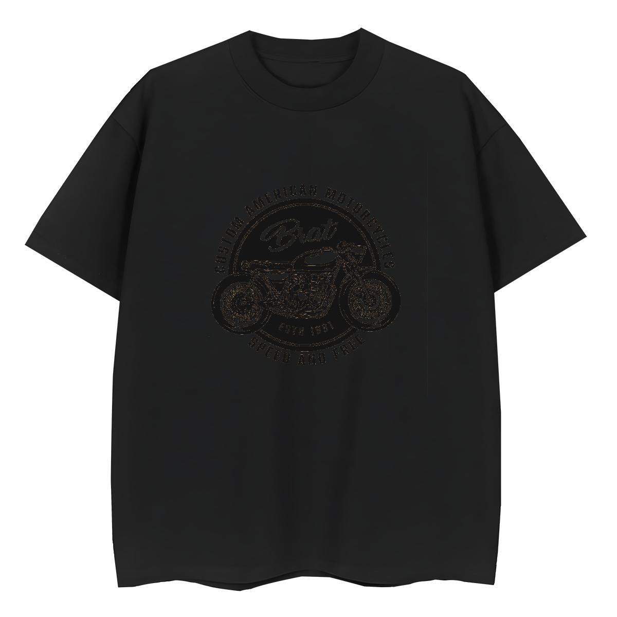 Fashion Casual T-Shirts for Women 230g Pure Cotton Short sleeve Soft Sports Street Wear Motorcycle Woman Tshirt Popular Oversized L-4XL Clothes Shirt