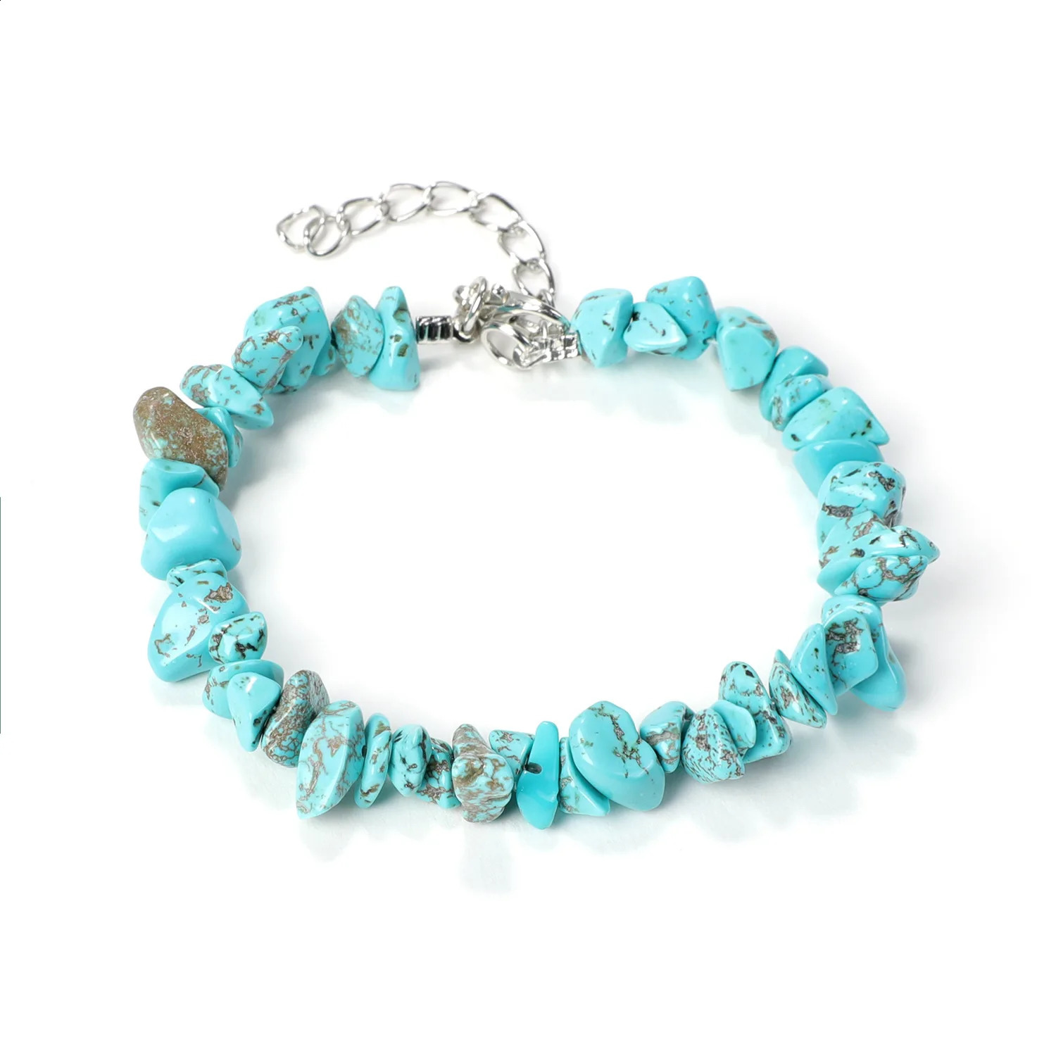 10 pieces of natural gemstone bracelets irregular amethyst chip bead bracelets quartz bracelets 241018