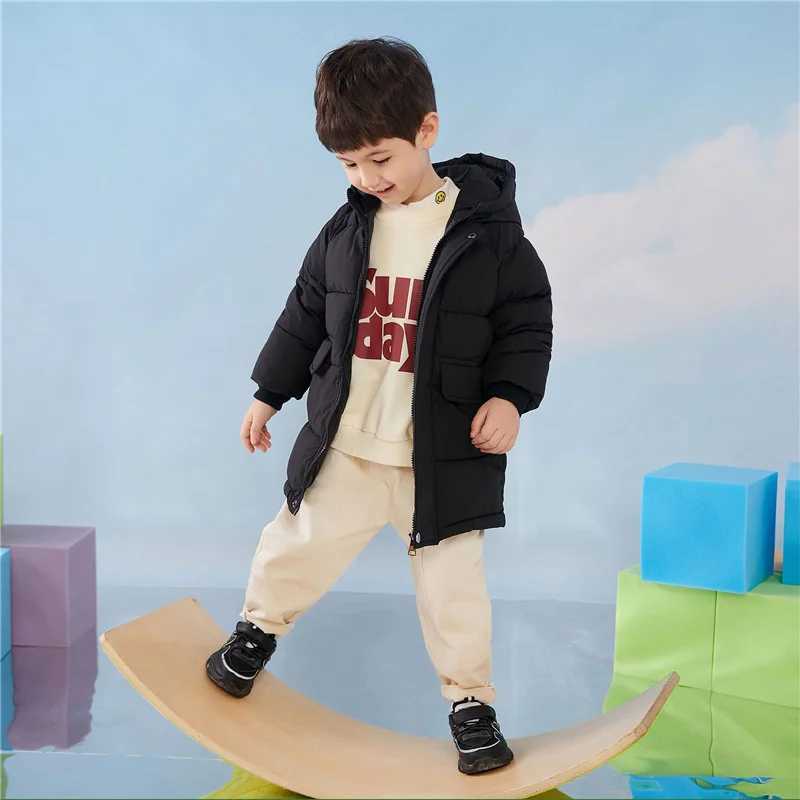 Winter autumn adult children thick cotton warm cotton boys girls apron Parka Coats youth jacket 3-10Y M241018