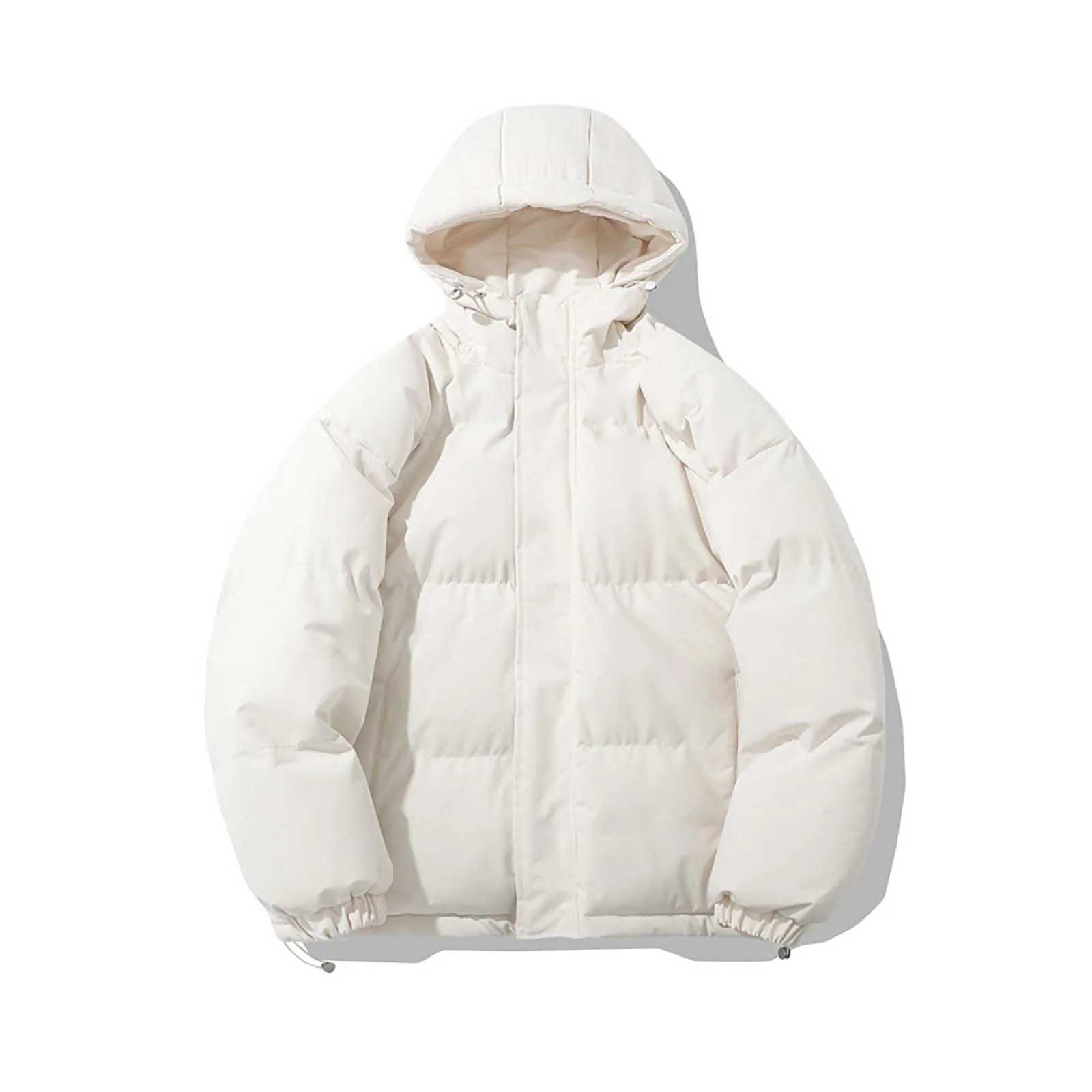 Mens Outdoor Coat Long Sleeve Turn Down Collar Solid Color Zip Up Jacket With Pocket Autumn And Winter Unisex Jacket Overcoat LX241018