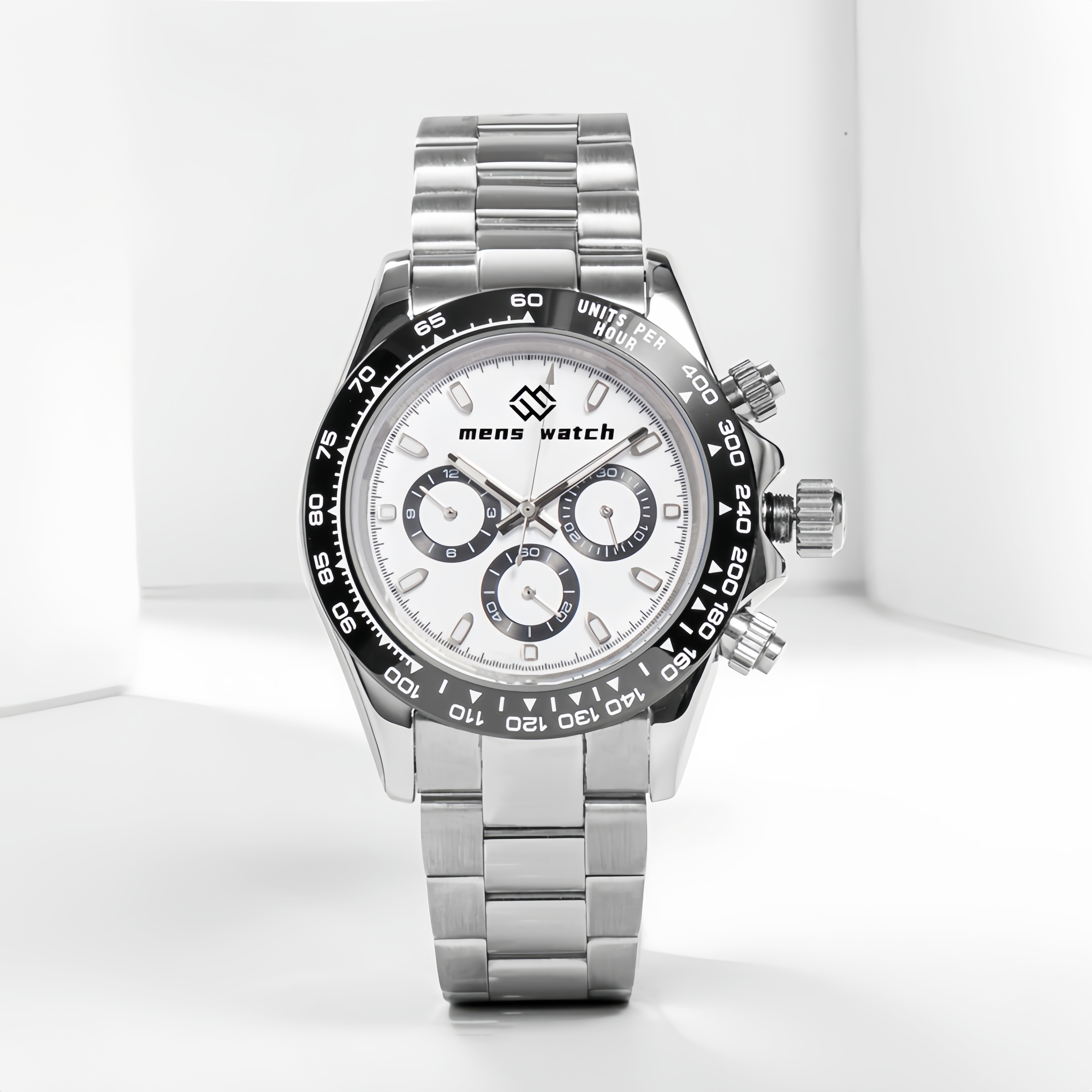 High quality men's fully automatic mechanical stainless steel watch 41mm sapphire glass