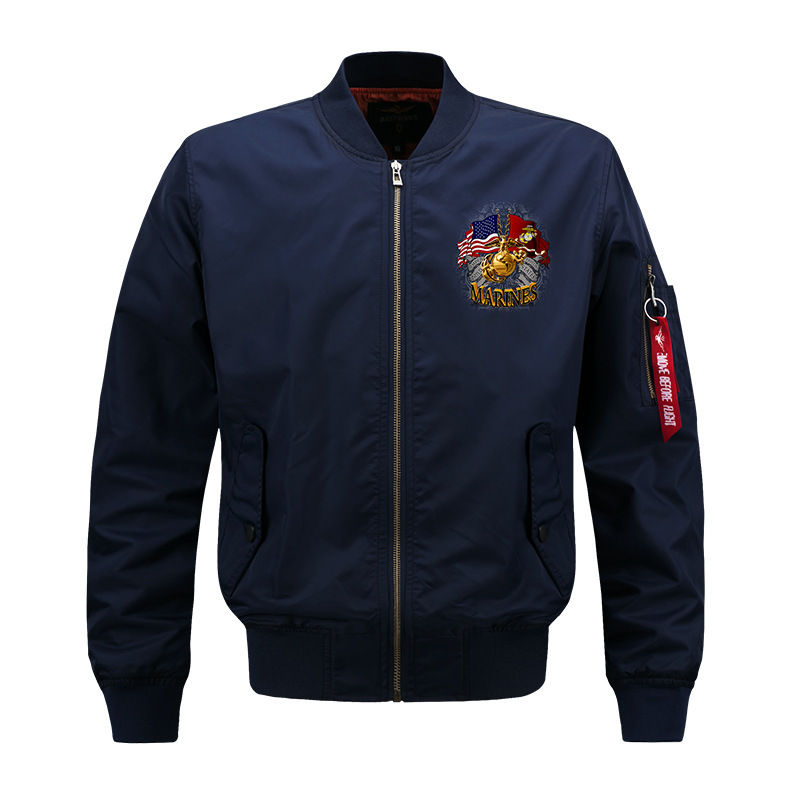 New Military Marines Men's Jacket Spring Man Outerwear Ma-1 Aviator Pilot Air Bomber Jackes Oversize S-7Xl 8Xl