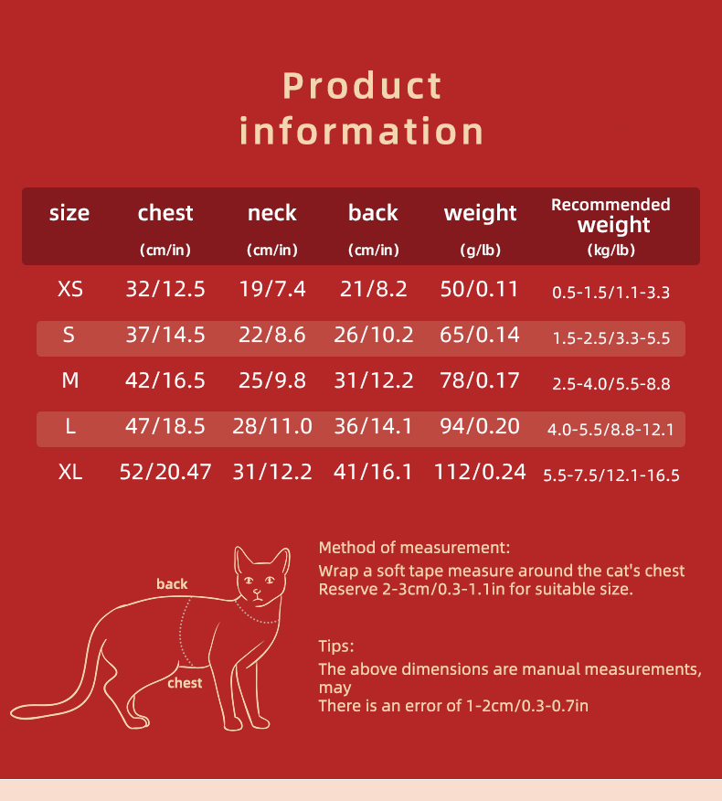 Pet clothing Tang style warm and thick two legged cat cotton coat New Year's celebration small dog vest cotton coat