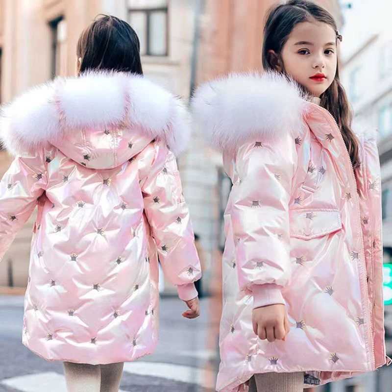 -30 thick jacket baby girl plush hooded jacket childrens winter smooth jacket childrens zipper park fashionable casual coat M241018