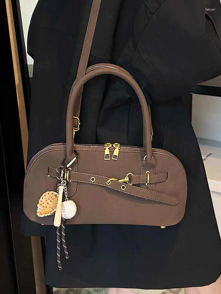 Evening Bags Women Vintage Shoulder Faux Suede Solid Color All-Match Crossbody Autumn Winter Lady Commuter Handbags