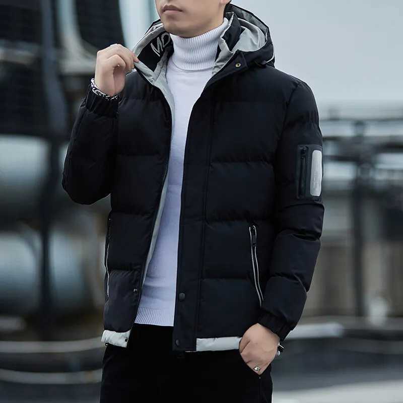 Men Autumn Outwear 2024 Winter Brand New Casual Warm Men Thick Waterproof Jacket Parkas Coat Windproof Hat Parkas Jacket Parkas LX241018